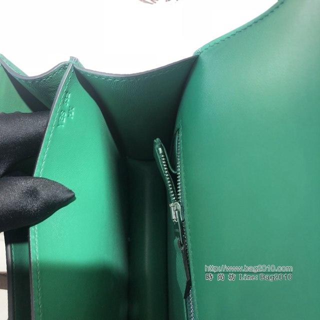 Hermes空姐包 愛馬仕Constance方胖子半手工 Epsom掌紋小牛進口皮 Hermes單肩斜挎包  tdh2100